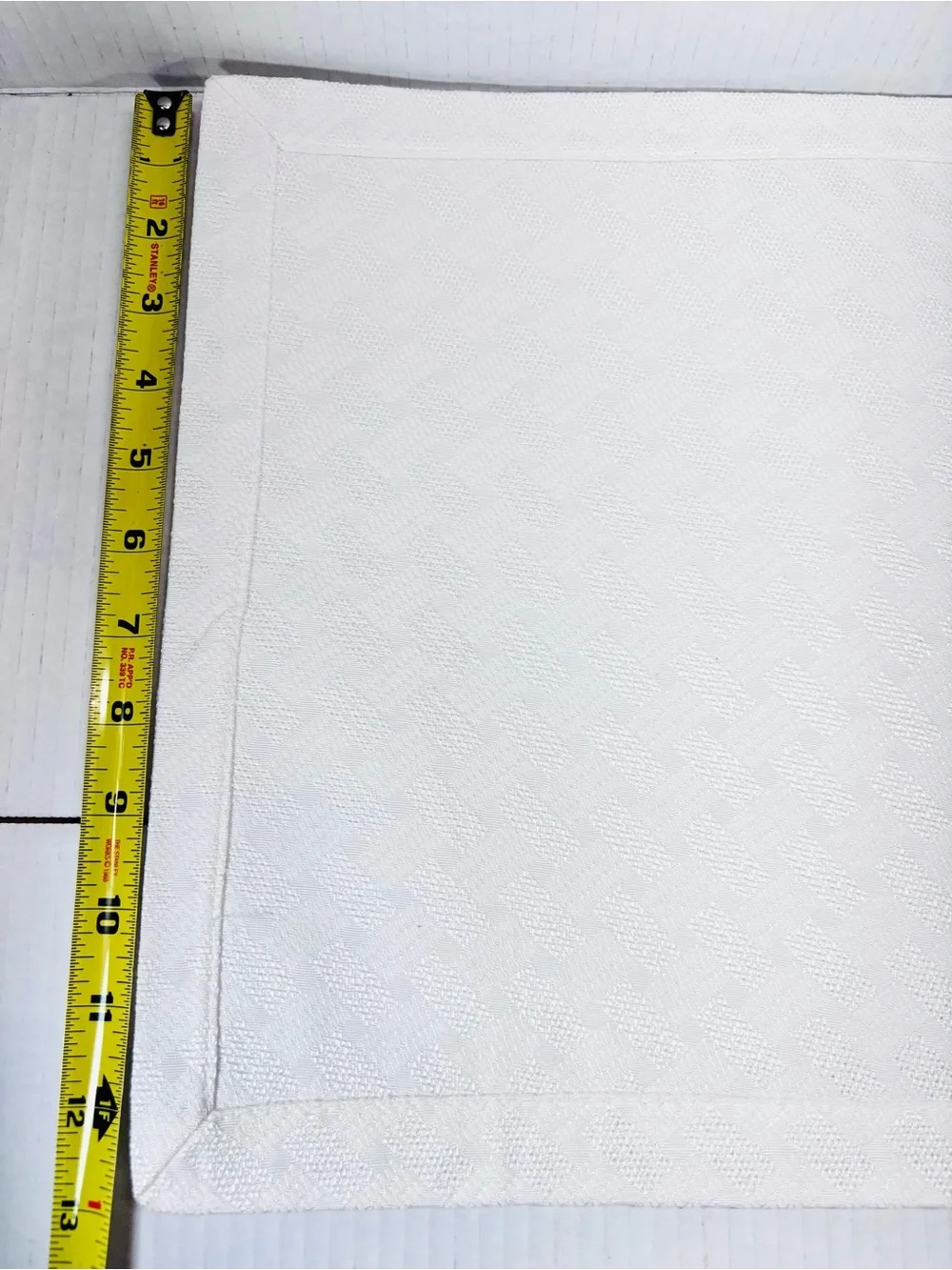 Set of 12 Villeroy & Boch ISABELLE Reversible Place Mats Cream / Ivory Holiday